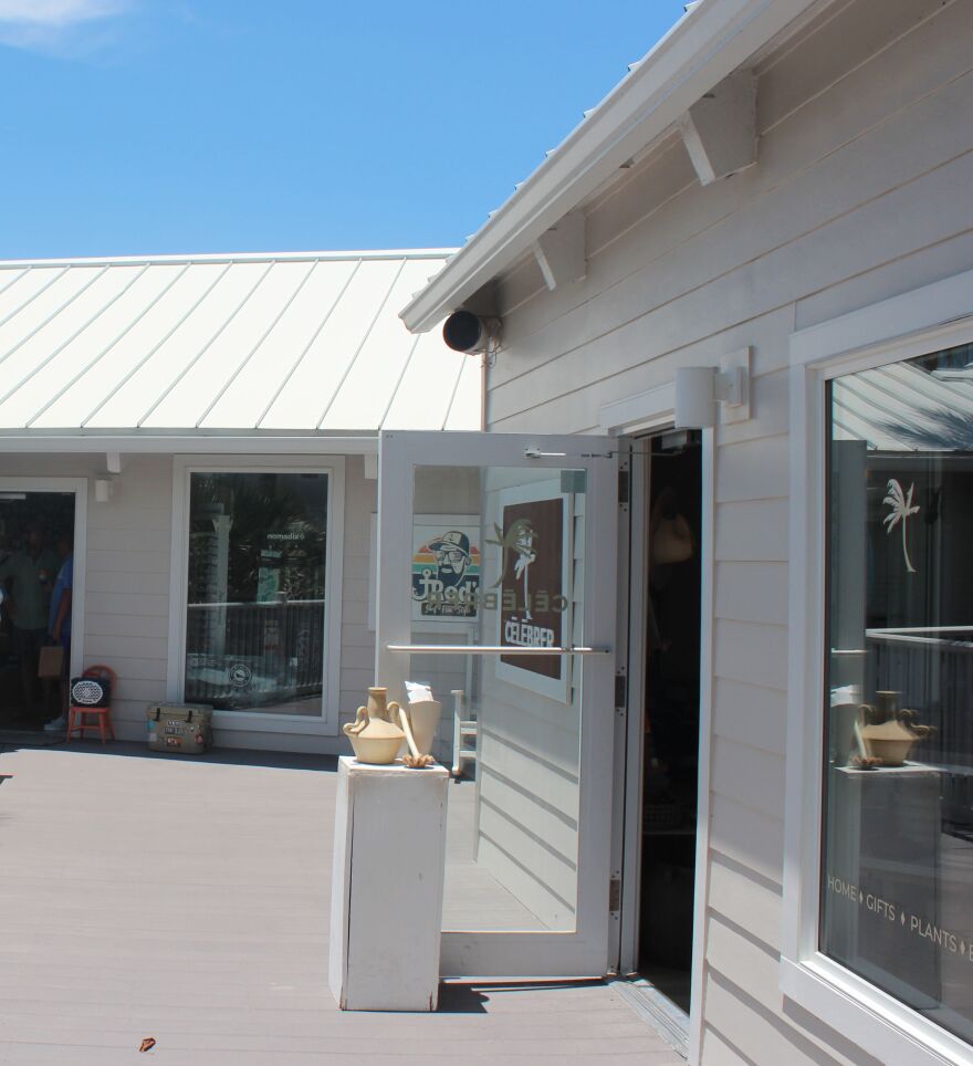 Celebrer is a design studio located in The Village Shops on Sanibel Island.