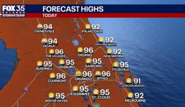 Orlando weather: Temperatures heating up in Central Florida