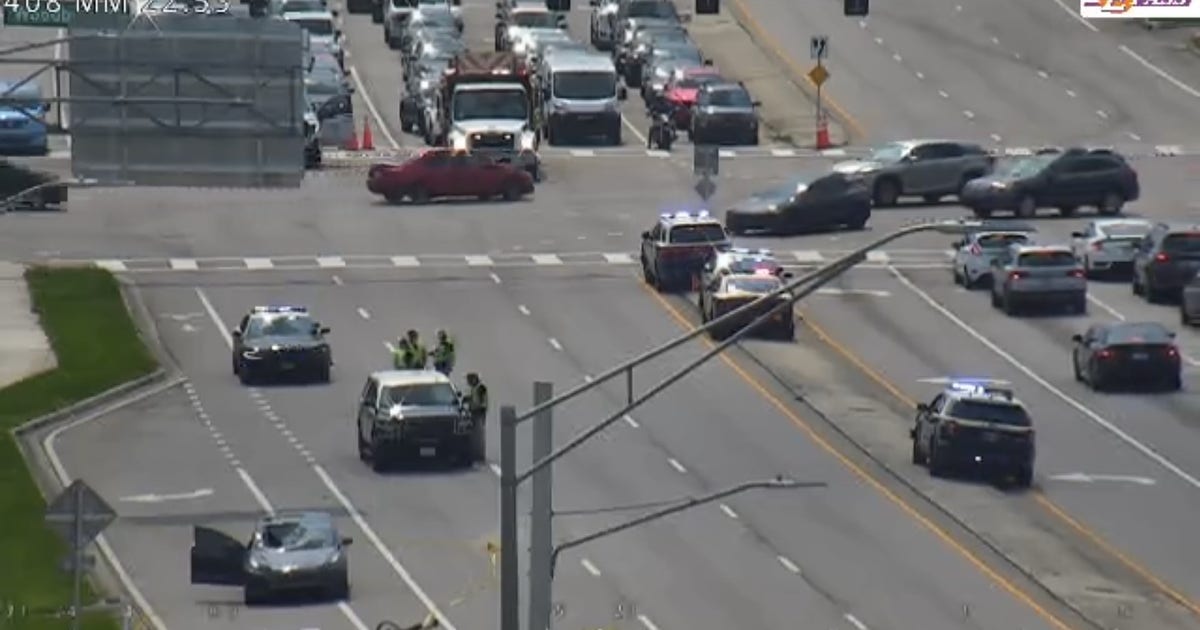 FHP: Bicyclist killed in crash involving Tesla in East Orange County, prompting closure of EB Colonial Drive