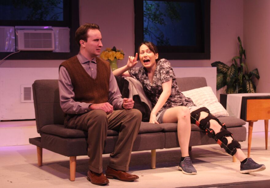Ever Montgomery (Steven Coe) and Senga Quinn (Chloe Elliott-Chan) get to know one another during 'Dancing Lessons.'