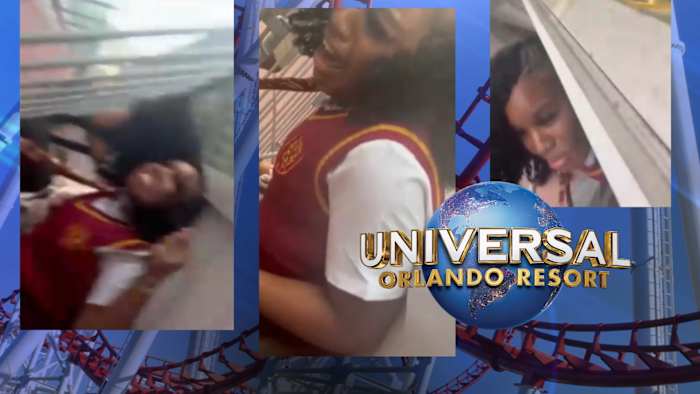WATCH: Video appears to show temporary wall falling on visitors at Universal Orlando