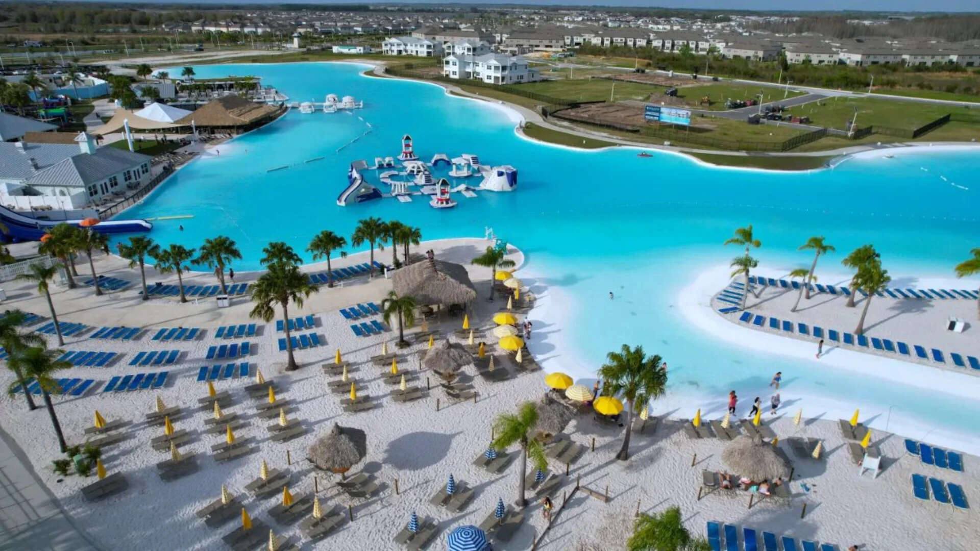 Mirada has overtaken Metro Development Group's original Epperson Lagoon (pictured) (7.5 acres) as the nation's biggest. -