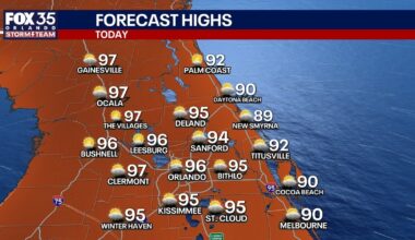 Orlando weather: Dry, humid Central Florida as storms return this weekend