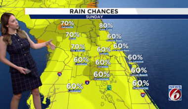Summer heat continues in Central Florida as storm chances increase into the weekend