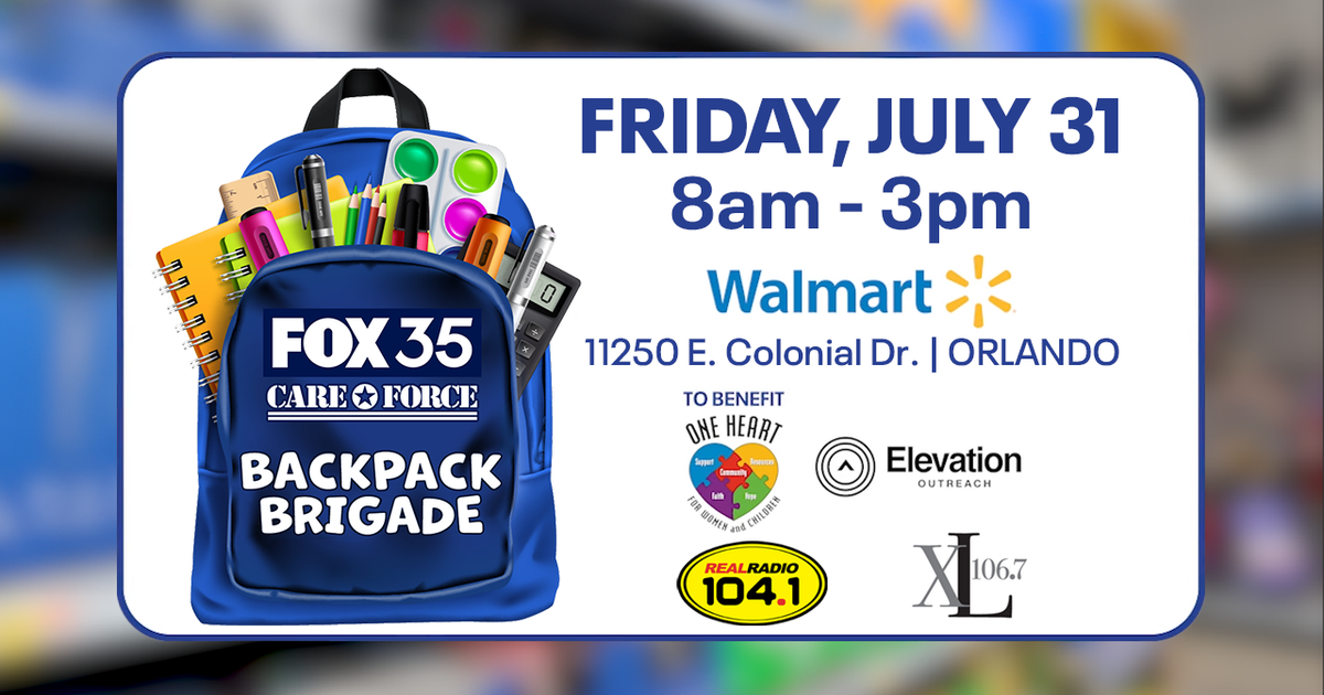 FOX 35 Backpack Brigade collecting school supplies for Florida families: What to know, how to help