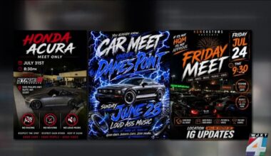 Jacksonville Sheriff’s Office cracks down on illegal street racing ahead of weekend car meetups