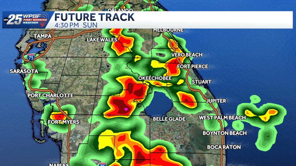 Impact weather forecast for Sunday and Monday in South Florida