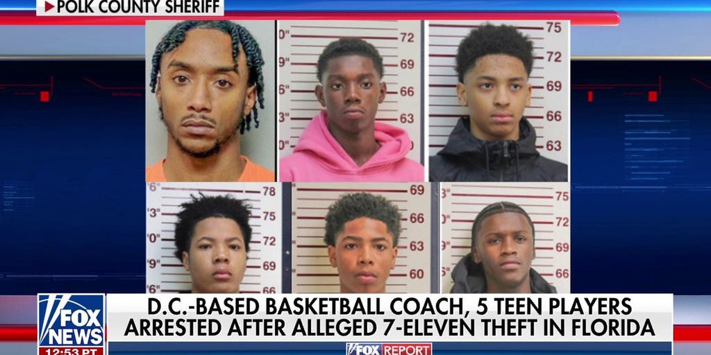 Florida sheriff arrests DC basketball coach, 5 teen players for alleged 7-Eleven theft