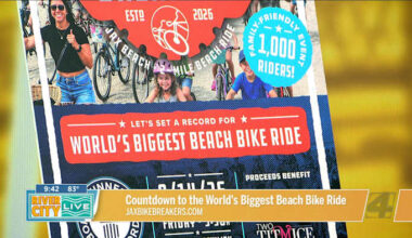 The countdown to the World’s Biggest Beach Bike Ride is on