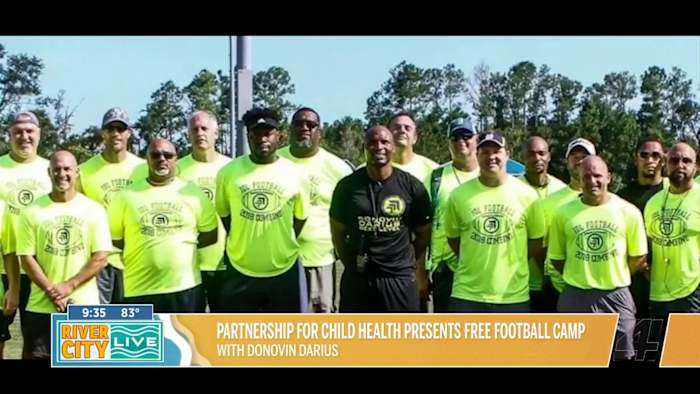 The Partnership for Child Health Presents a Free Football Camp with Donovin Darius...and more