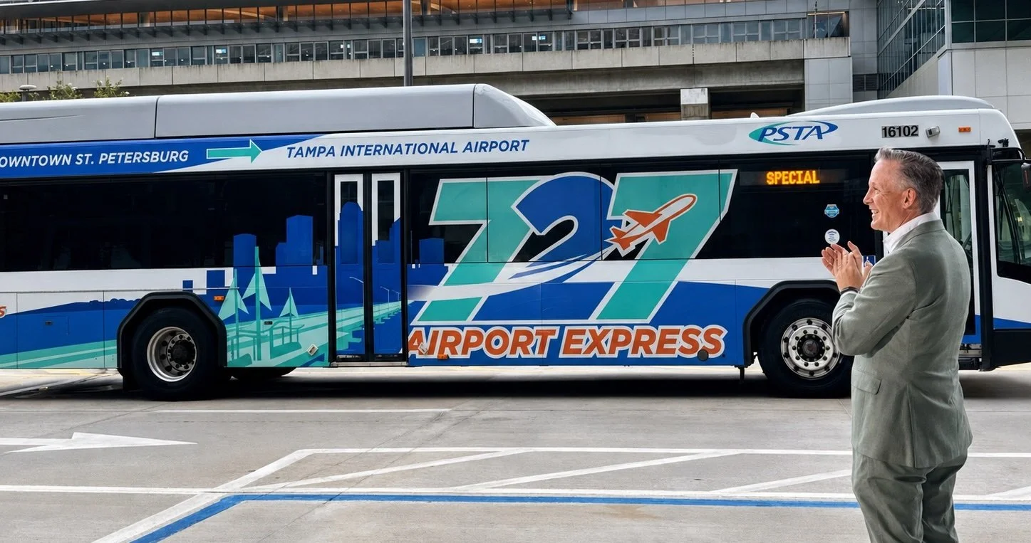 New express bus will connect downtown St. Pete directly to Tampa International Airport