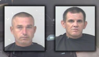 {p}A suspected drunk driver fled Port St. Lucie police at nearly 80 mph in a 45 mph zone before he and his passenger abandoned their car and ran, with one suspect later found hiding on the roof of an occupied home.{/p}{p}According to the Port St. Lucie Police Department, officers attempted to stop a white Acura after observing multiple traffic violations and signs of impaired driving. Instead of pulling over, the driver accelerated to nearly 80 mph in a 45 mph zone on Southwest Becker Road.{/p}