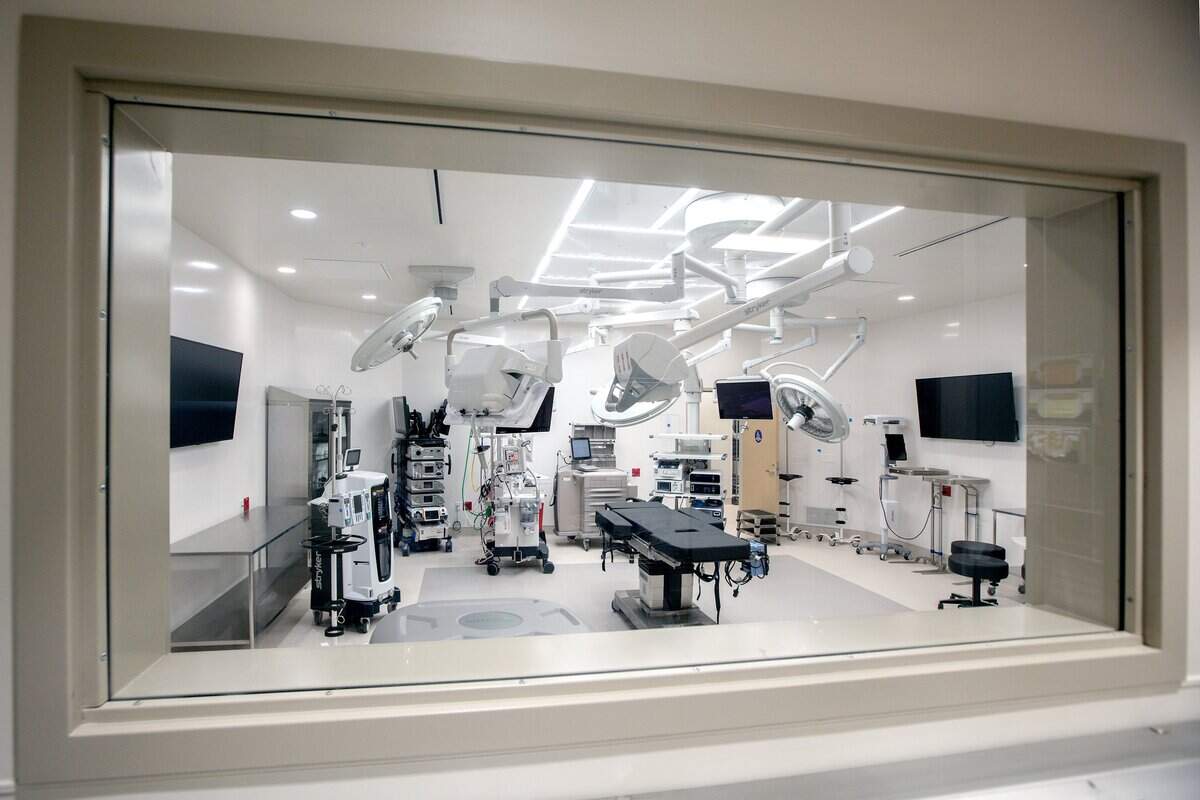 Miami, Florida, September 30, 2025 - Operating room of the University of Miami Health System's UHealth SoLé Mia Medical Center.