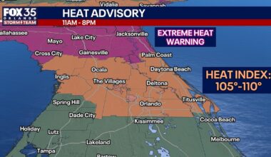 Orlando weather: Heat advisory for Central Florida before heavy rain returns