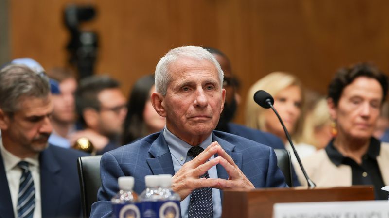 WASHINGTON, DC - JULY 29: Former NIH Director Anthony Fauci listens during a hearing with the Senate Homeland Security and Governmental Affairs Committee on July 29, 2026 in Washington, DC. Fauci declined to answer questions from the committee asserting his fifth amendment right during the hearing. (Photo by Anna Moneymaker/Getty Images)
