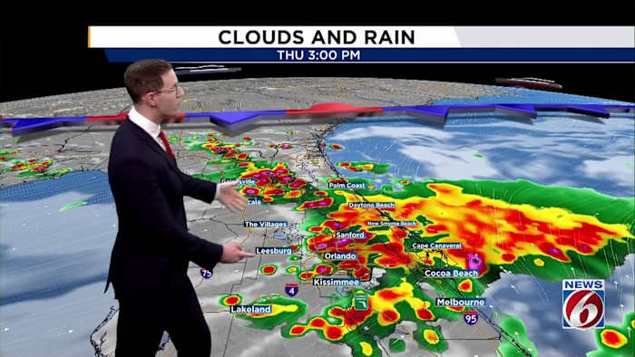 Numerous thunderstorms, some strong, expected in Central Florida. Here’s the latest