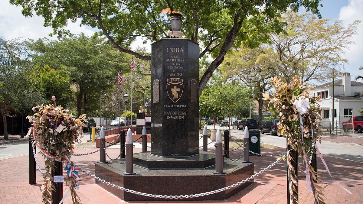 Man arrested for vandalizing Bay of Pigs monument in Miami, police say – NBC 6 South Florida