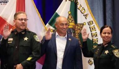 Sheriff Eric Flowers sworn in as chairman of Florida Sheriffs Association