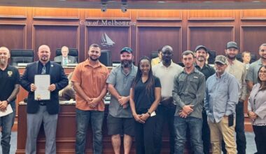 City of Melbourne Designates August Florida Water Professionals Month