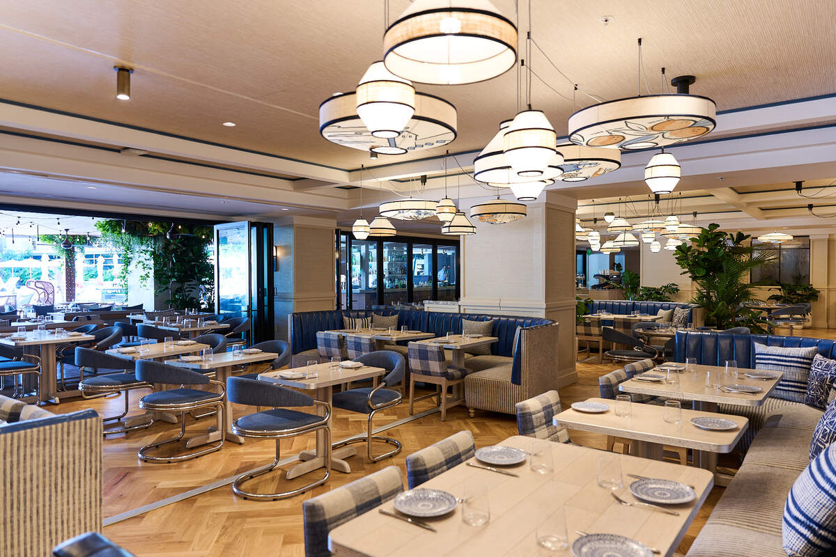 The interior of Chef José Andrés’ restaurant Zaytinya at The Ritz-Carlton, South Beach.
