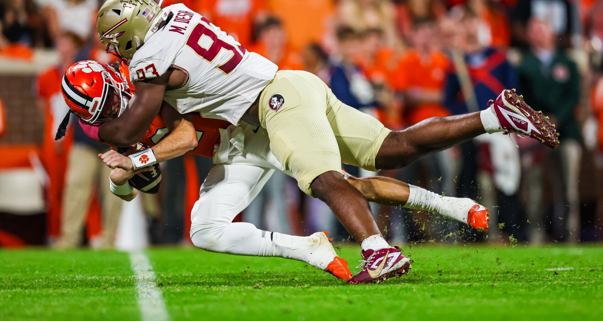 Best photos of FSU defensive lineman Mandrell Desir