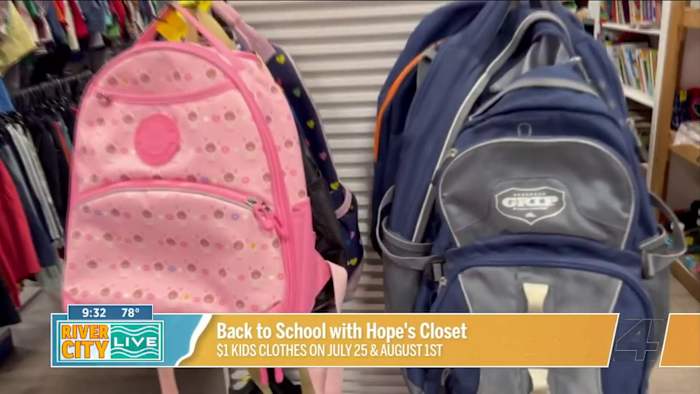 Back to School with Hope’s Closet