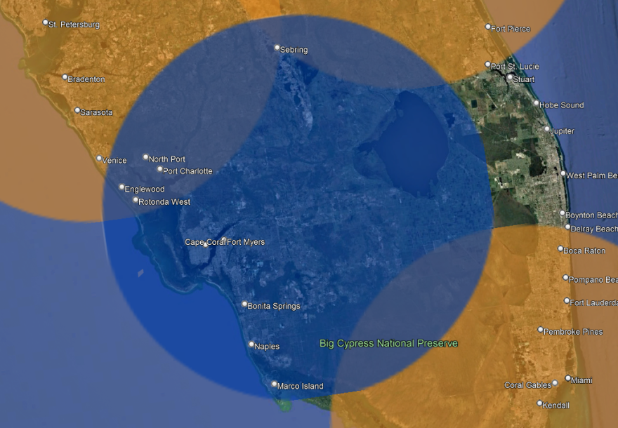 The nearest Next Generation Weather Radar (NEXRAD) stations to Fort Myers are in Tampa and Miami.