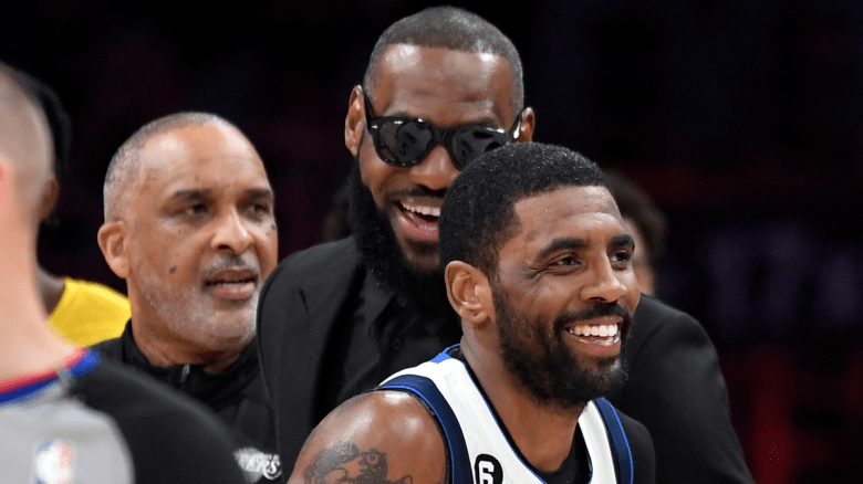 LeBron James and Kyrie Irving