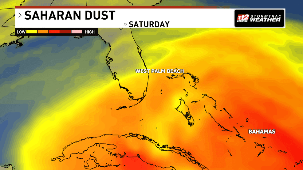 Dust is expected to move into S. Florida this week.(WPEC)