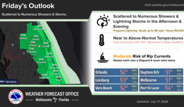 More afternoon showers, storms and heat across Central Florida – Orlando Sentinel