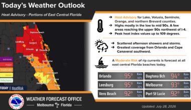 Heat advisory across Central Florida as temps are hot and humid – Orlando Sentinel
