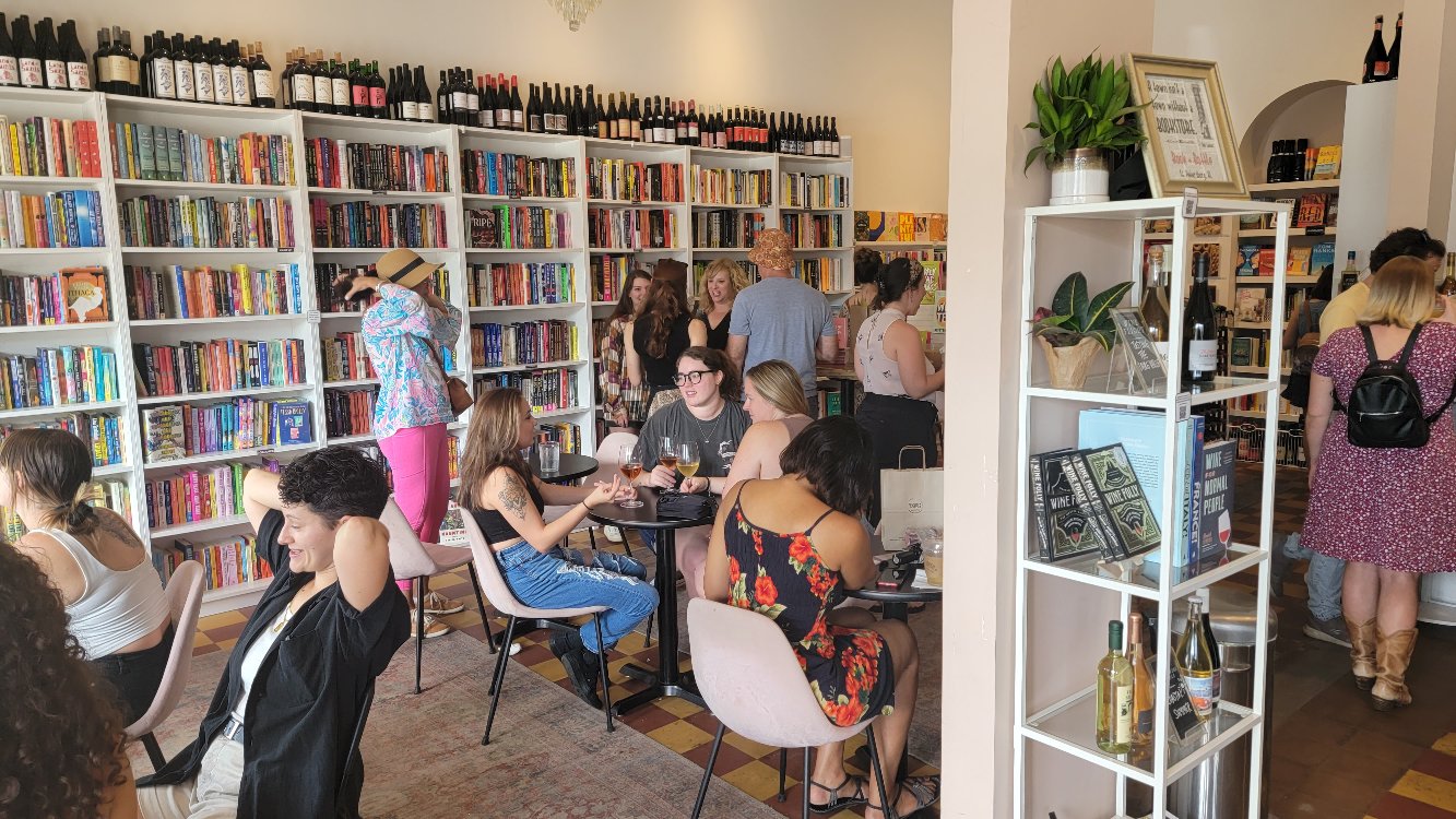 Book + Bottle bookstore party. By: Josh Holton (7/22/23)