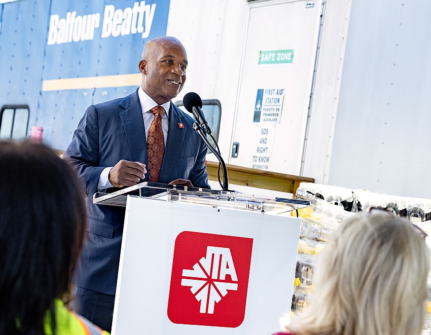 Jacksonville Transportation Authority CEO Nat Ford speaks at a topping-out ceremony for the U2C Autonomous Innovation Center in LaVilla in October 2024. Ford is a finalist to become president and CEO of Dallas Area Rapid Transit. Jacksonville Transportation Authority CEO Nat Ford speaks at a topping-out ceremony for the U2C Autonomous Innovation Center in LaVilla in October 2024. Ford is a finalist to become president and CEO of Dallas Area Rapid Transit.