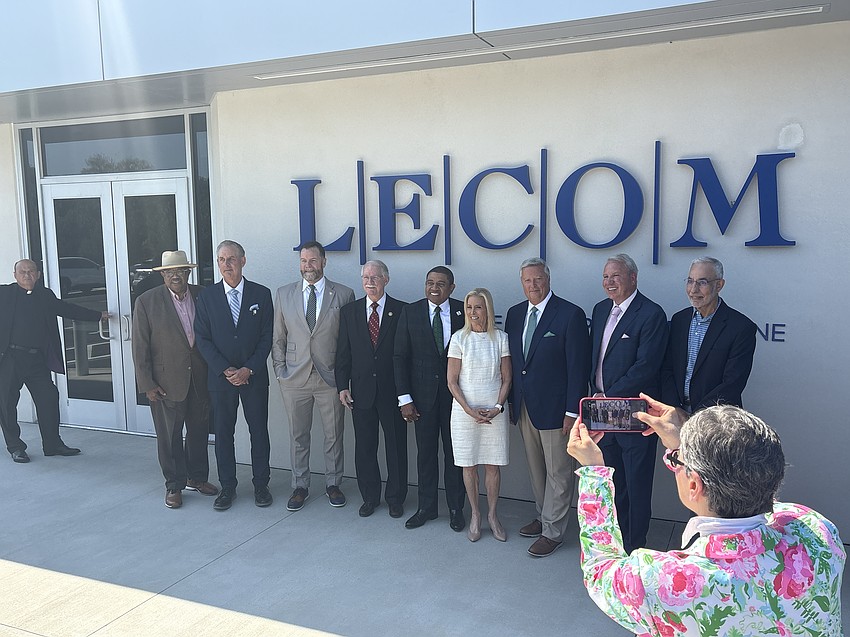 Jacksonville University and city leaders celebrate the opening of LECOM’s newest campus.