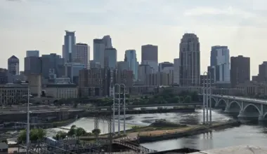 Downtown Minneapolis is an example of clustering