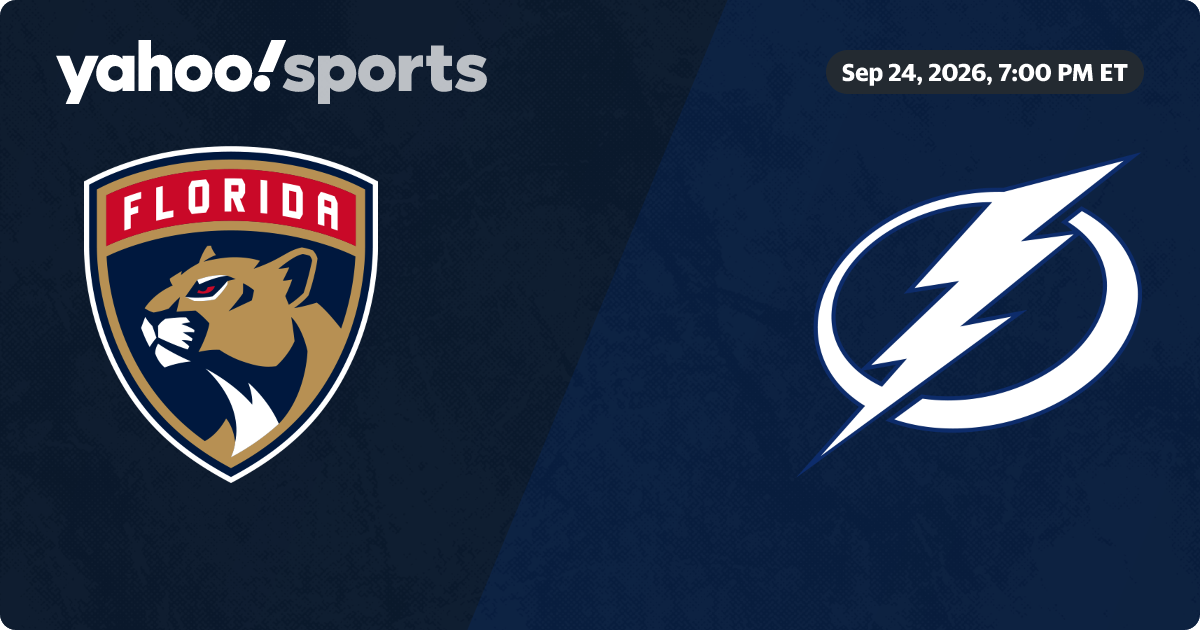 Florida Panthers @ Tampa Bay Lightning: Live game updates, stats, play-by-play