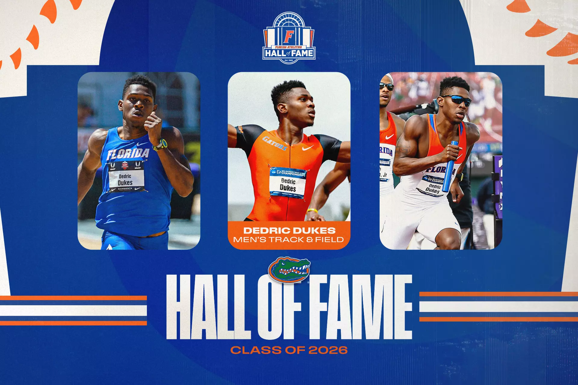 Dedrick Dukes - Track & Field | 2026 Florida Athletics Hall of Fame inductee