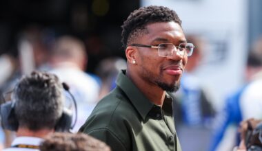 Giannis' Heat Jersey Number Revealed After Star Teased Change on Video Following Bucks Trade