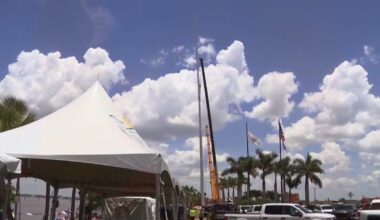 Florida’s tallest flagpole raised in Cape Coral park ahead of July 4th festivities - WSVN 7News | Miami News, Weather, Sports