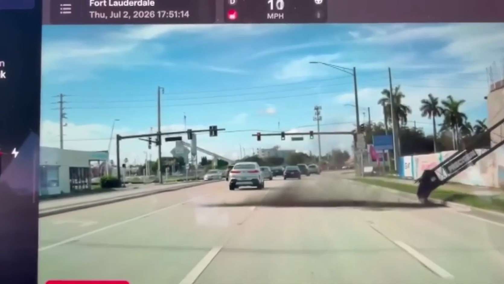 Crane collapses at Fort Lauderdale YMCA construction site, hits Federal Highway near driver; no injuries reported - WSVN 7News | Miami News, Weather, Sports