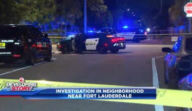Residents say shots fired overnight in neighborhood near Fort Lauderdale, drawing large BSO presence - WSVN 7News | Miami News, Weather, Sports