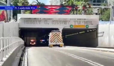 Fuel leak shuts down Henry Kinney Tunnel in Fort Lauderdale - WSVN 7News | Miami News, Weather, Sports