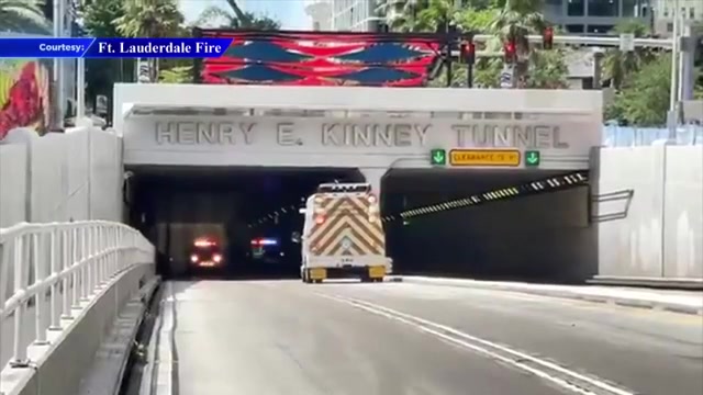 Fuel leak shuts down Henry Kinney Tunnel in Fort Lauderdale - WSVN 7News | Miami News, Weather, Sports