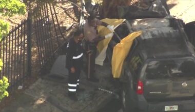 Driver killed after SUV crashes, catches fire in NW Miami-Dade - WSVN 7News | Miami News, Weather, Sports