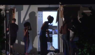 Woman hospitalized after car crashes into carport attached to Sunrise home, leaving large hole - WSVN 7News | Miami News, Weather, Sports