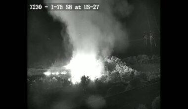 225-acre brush fire shuts down US 27 from I-75 to Griffin Road, is 60% contained - WSVN 7News | Miami News, Weather, Sports