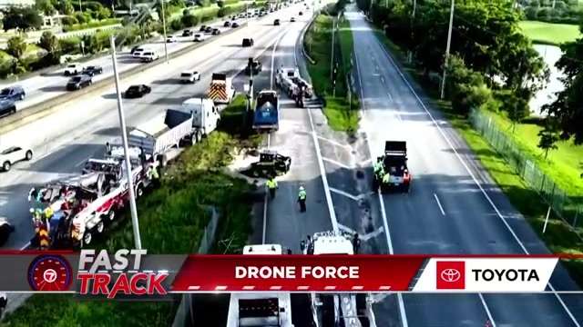 Dump truck hits guardrail, spills sand on Palmetto Expressway in Miami Lakes, shutting down NB ramp at NW 154th St. - WSVN 7News | Miami News, Weather, Sports
