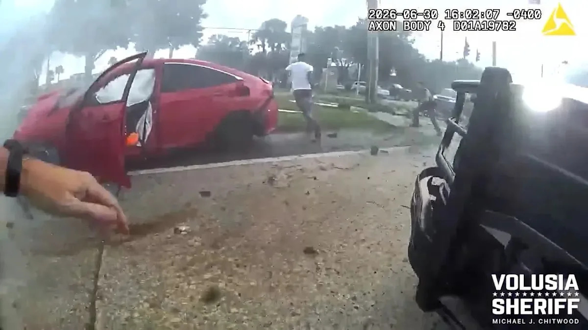Florida Man Arrested After Hit-And-Run Involving Fire Truck, Deputies Say