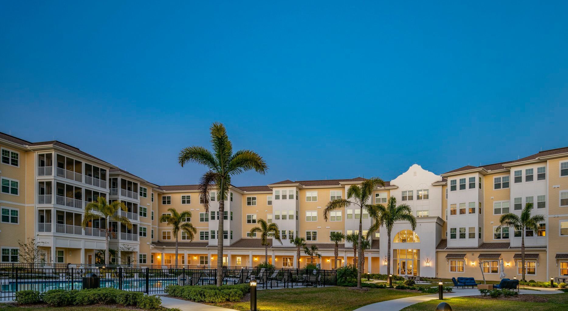 Exterior view of Arbor Terrace Citrus Park, a senior living community in Tampa that sold for $38.5 million to an affiliate of Principal Real Estate Investors.