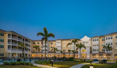 Exterior view of Arbor Terrace Citrus Park, a senior living community in Tampa that sold for $38.5 million to an affiliate of Principal Real Estate Investors.